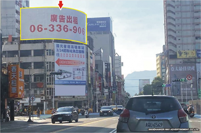 KS-S-2【漢可威廣告】高雄市三民區中山一路建國三路火車站